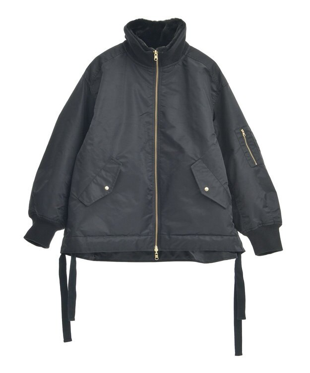 earth music&ecology リバーシブルMA-1 Black