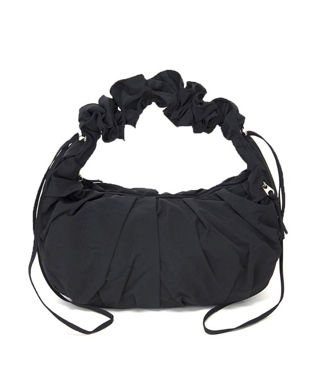 LA BAGAGERIE 【maison vert】 【軽量/多収納】ギャザーワンショルダー　Small ブラック