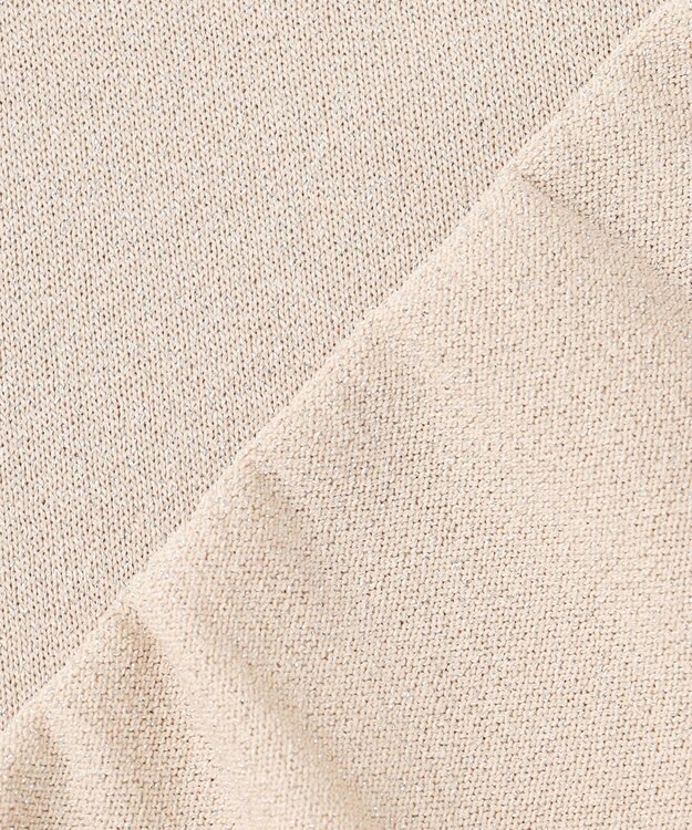 23区 L 【R(アール)】ファインルレックス ハーフスリーブニット ゴールド系