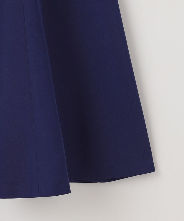 ANY SIS 【洗える】ロングタフタフレア スカート ロイヤルブルー