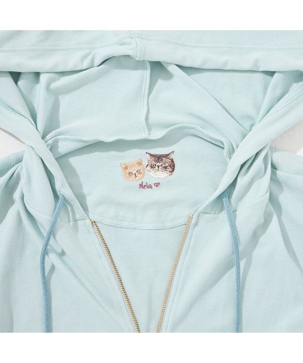 Chacott ◎【Nela ライン】ウォームアップジャケット アクアグリーン