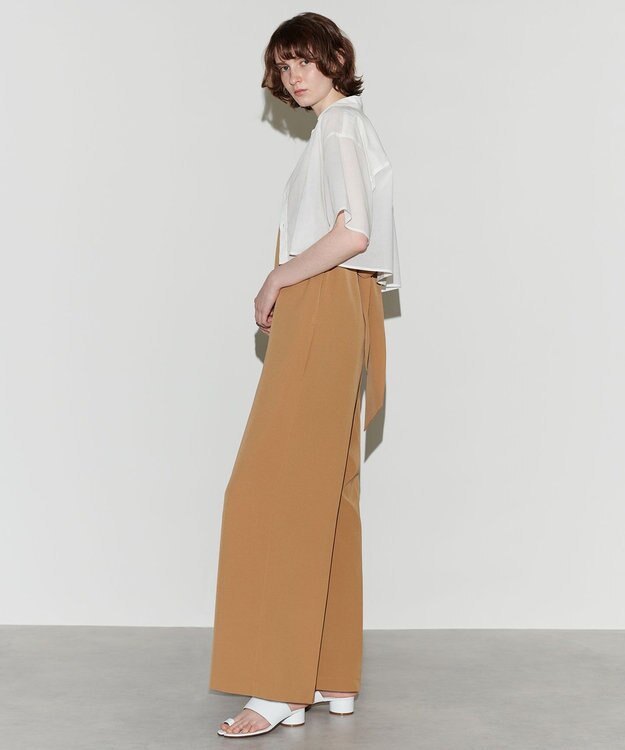 NAVE 【Nave　洗える】バッグリボンオールインワン キャメル系