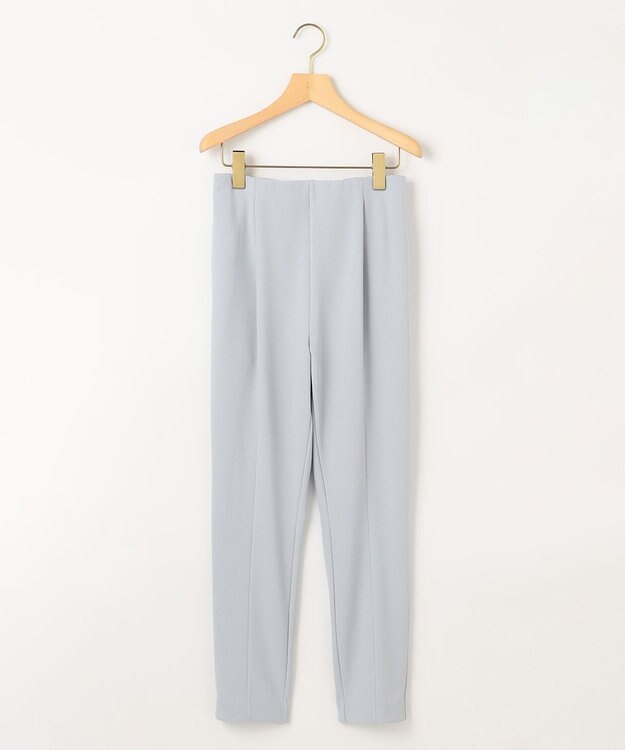 組曲 【接触冷感・吸湿冷感・UVカット】スタイルアップジャージー パンツ ブルーグレー系