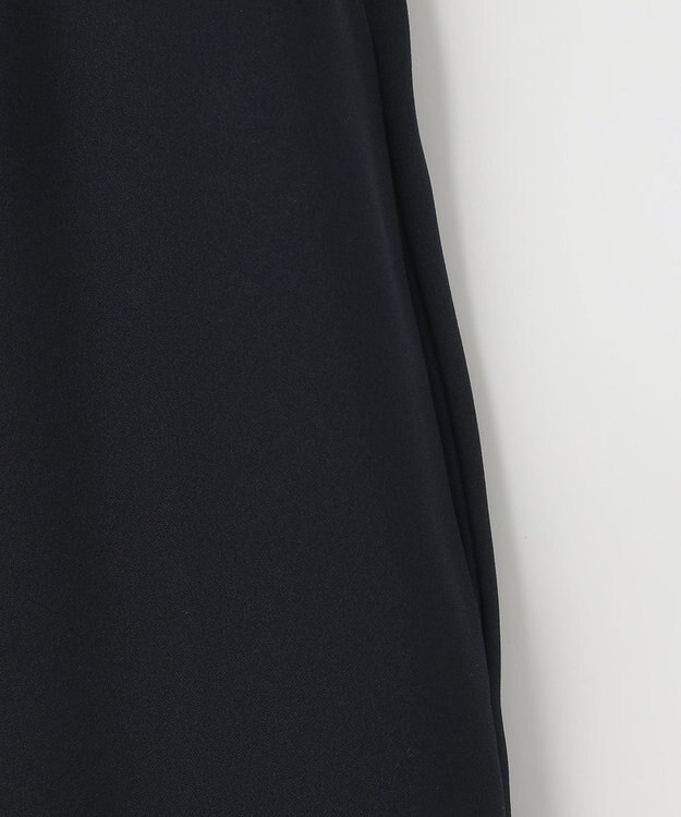 J.PRESS LADIES L 【洗える・イージーケア・UVカット・接触冷感】 ストレッチバックサテンジョーゼット ジャンパースカート ネイビー系