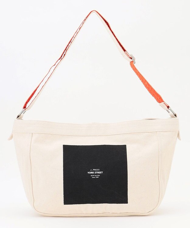 J.PRESS YORK STREET 【UNISEX】ニュースペーパーバッグ アイボリー系
