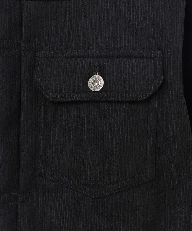 J.PRESS YORK STREET 【UNISEX】コーデュロイ Gジャン ブラック系