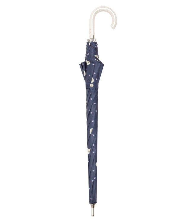 MOONBAT 【 遮光率100％/遮熱/UV】PAUL&JOE ACCESSOIRES(ポール&ジョー) 晴雨兼用日傘 ジプシー ネコ 長傘 ネイビーブルー