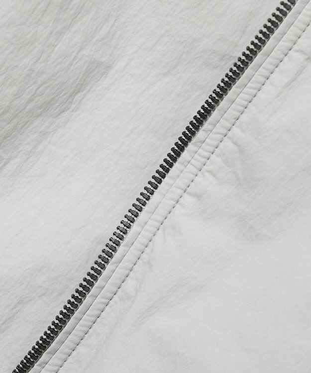 JOSEPH ABBOUD 【軽量/ストレッチ/撥水】ライトワッシャーストレッチ ショートブルゾン ライトグレー系