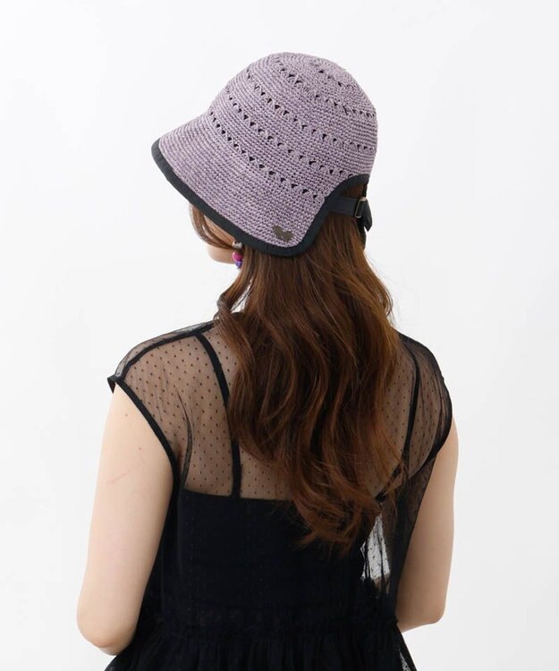 AURORA 【 ANNA SUI（アナ スイ）】ペーパーボンネット パープル