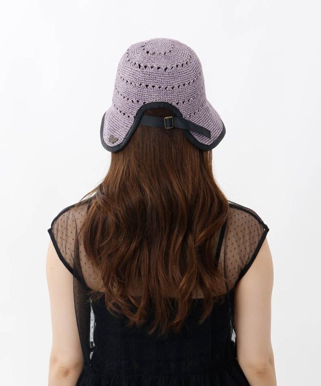 AURORA 【 ANNA SUI（アナ スイ）】ペーパーボンネット パープル