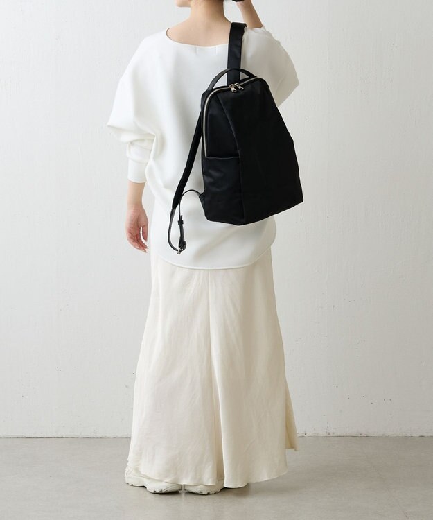 russet ＜背面メッシュ仕様＞クラウズナイロンリュックサック(CE-1499) Black