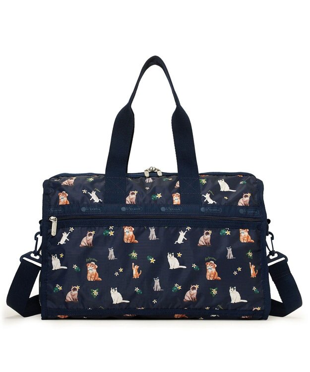 LeSportsac DELUXE MED WEEKENDER/トロピカルミャオキャット トロピカルミャオキャット