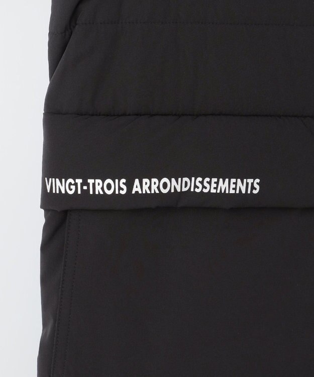 23区GOLF 【MEN/キングサイズ】【防風/撥水/ストレッチ】【袖取り外しで2WAY】キルティング ブルゾン ブラック系