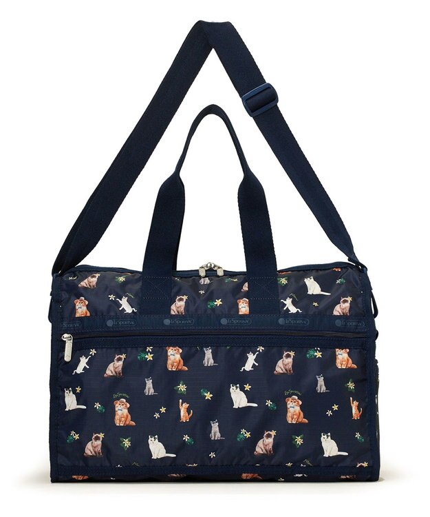 LeSportsac DELUXE MED WEEKENDER/トロピカルミャオキャット トロピカルミャオキャット