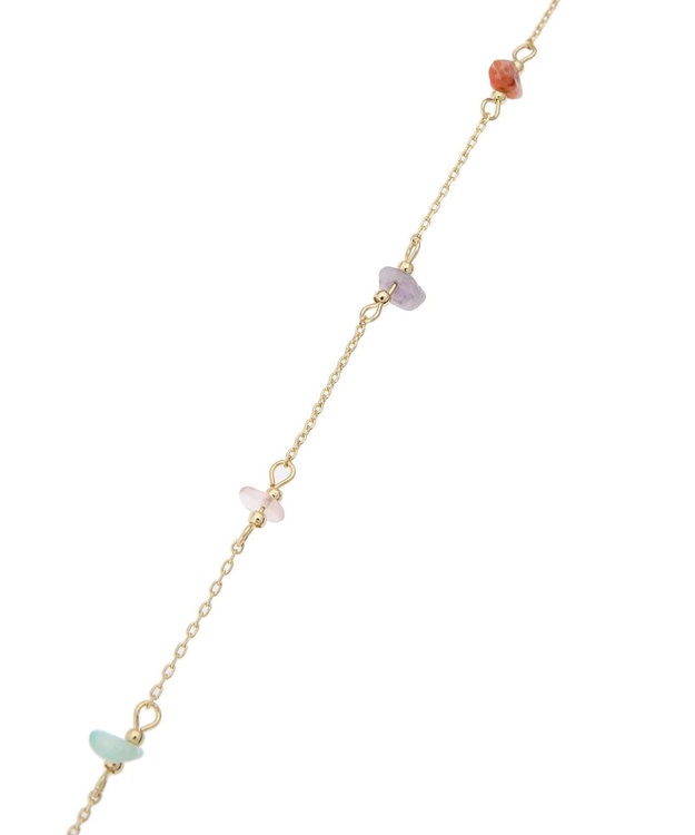 AMERICAN HOLIC サザレ天然石ネックレス Orange