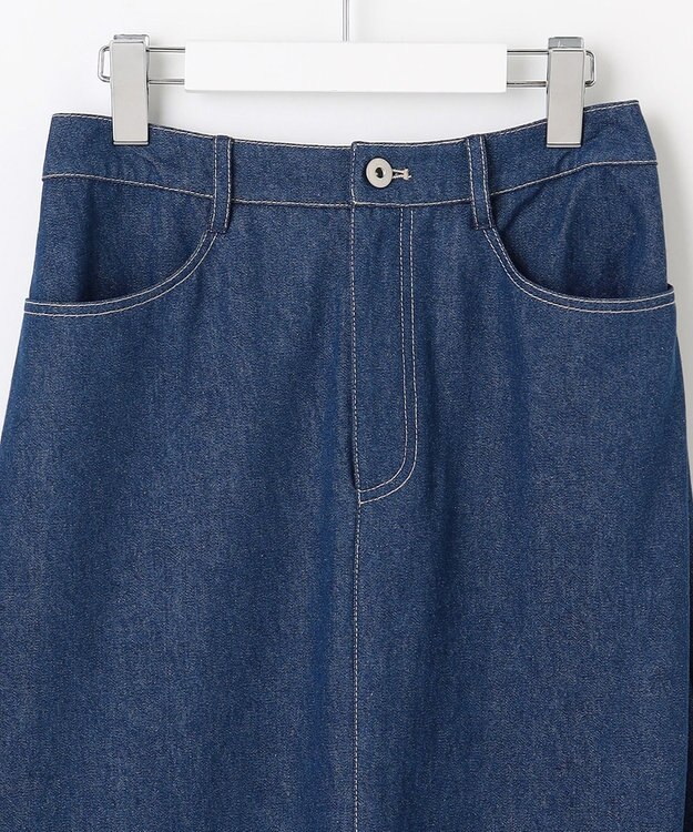 Feroux レースアップマーメイド スカート ネイビー系