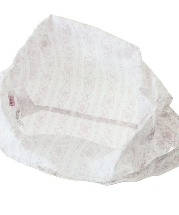 Maison de FLEUR トワルドジュイ調プリントエコバッグ Grayish Pink