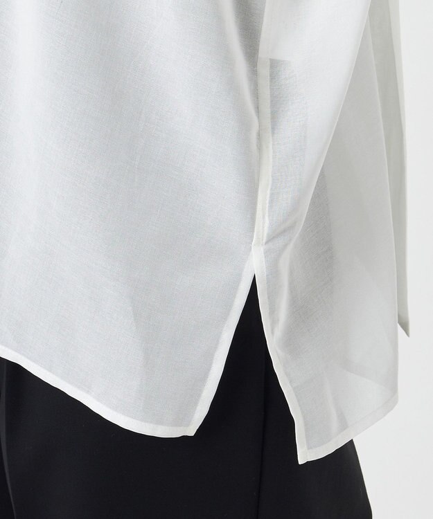 23区 【エステータ】コットンオーガンジー ブラウス ホワイト系