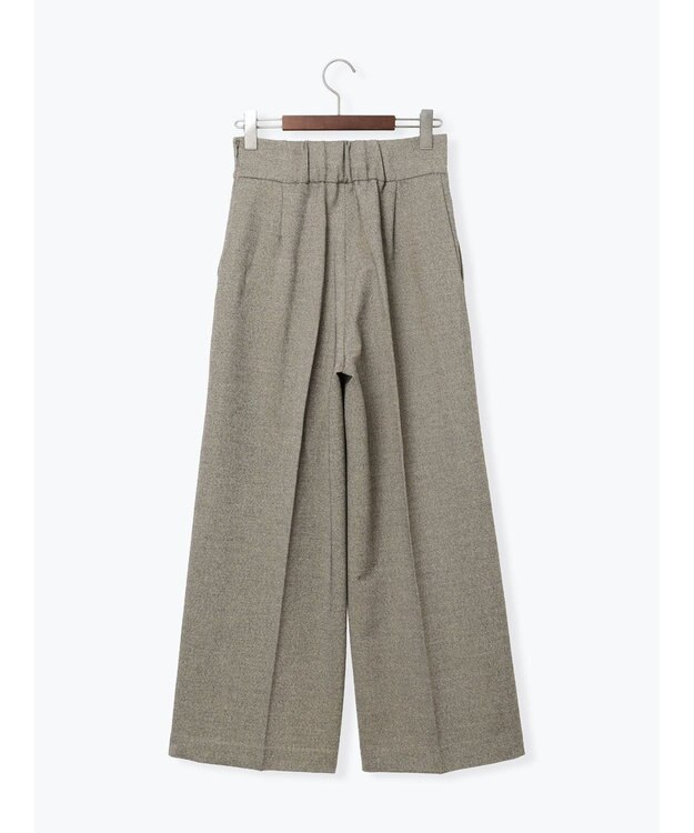 Te chichi ツイードワイドパンツ（セットアップ可） ベージュ