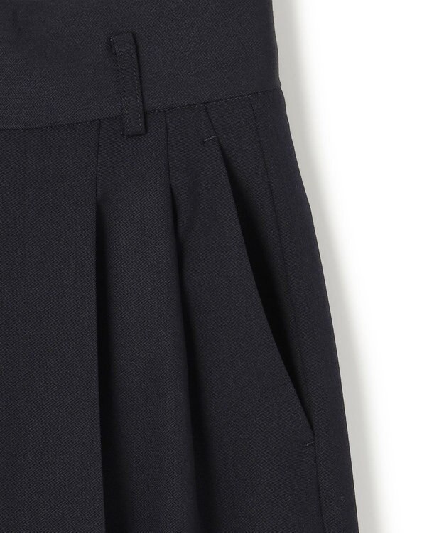 uncrave TWドビードスキン ワイドトラウザー ネイビー