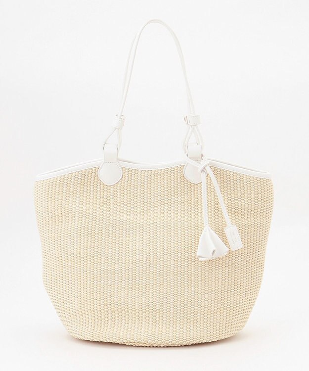 23区 雑材 トートバッグ ホワイト系1