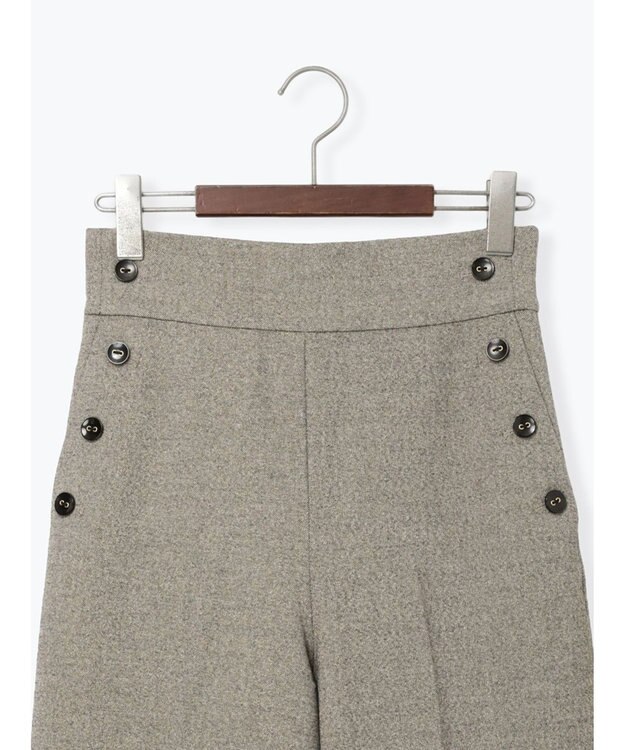 Te chichi ツイードワイドパンツ（セットアップ可） ベージュ