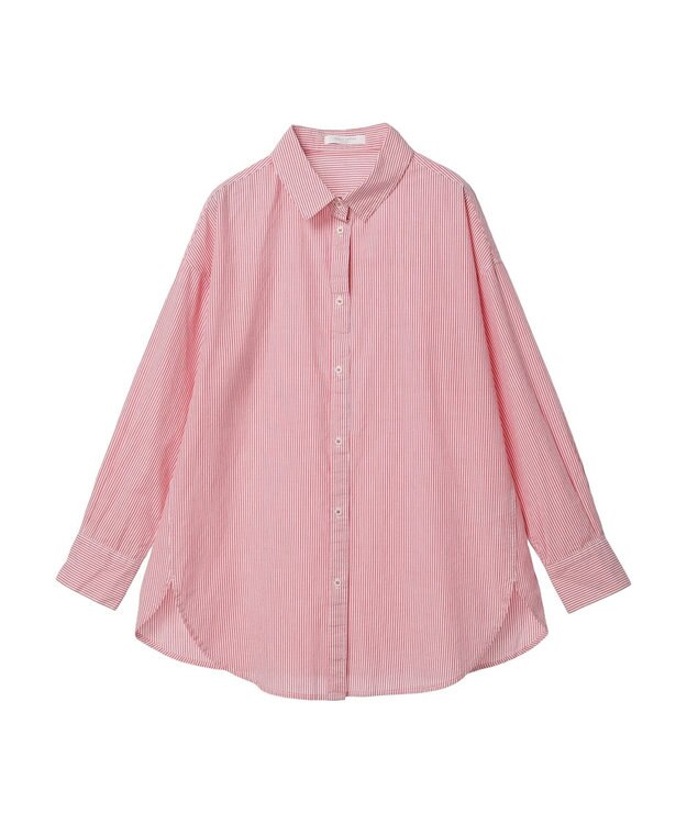 Green Parks アソートストライプシャツ Pink