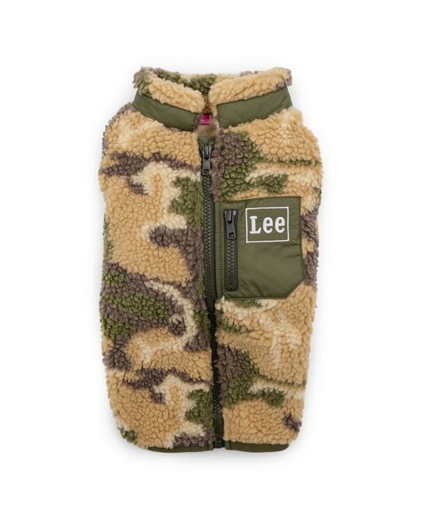 PET PARADISE Lee カモフラージュ ボアベスト  中型犬 大型犬 カモフラージュ