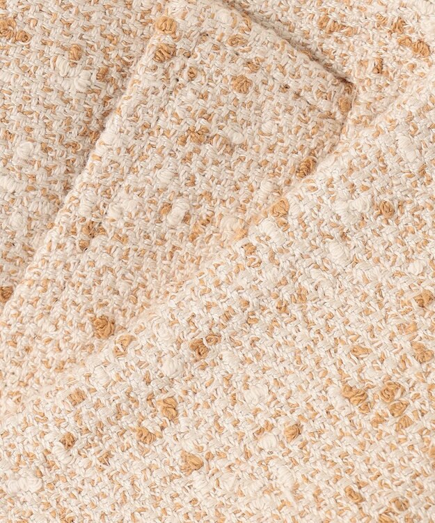 JOSEPH ツイード　ブルゾンジャケット Ivory/Clay