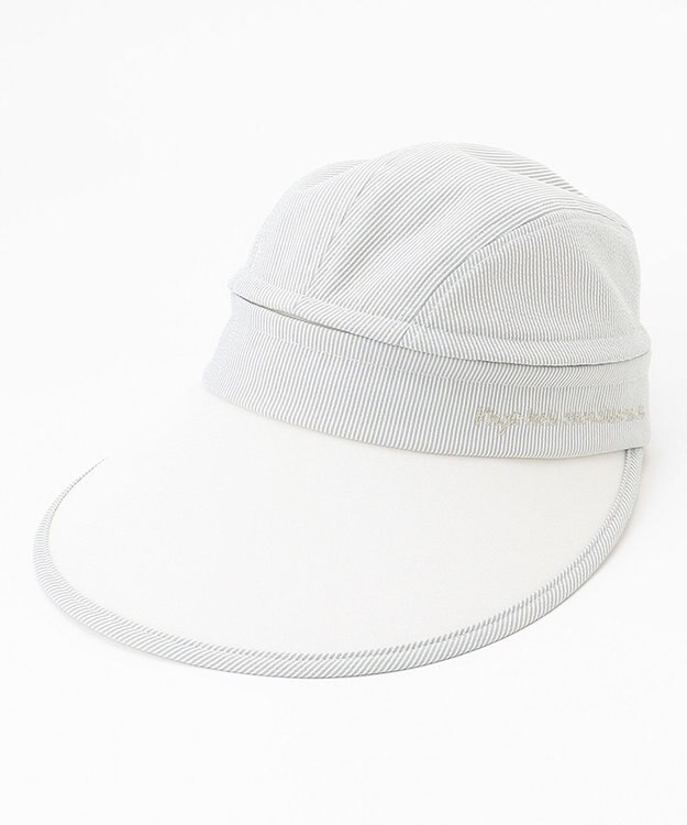 23区GOLF 毎シーズン完売の人気アイテム【WOMEN】【UVケア】２ＷＡＹ バイザー ライトグレー系2