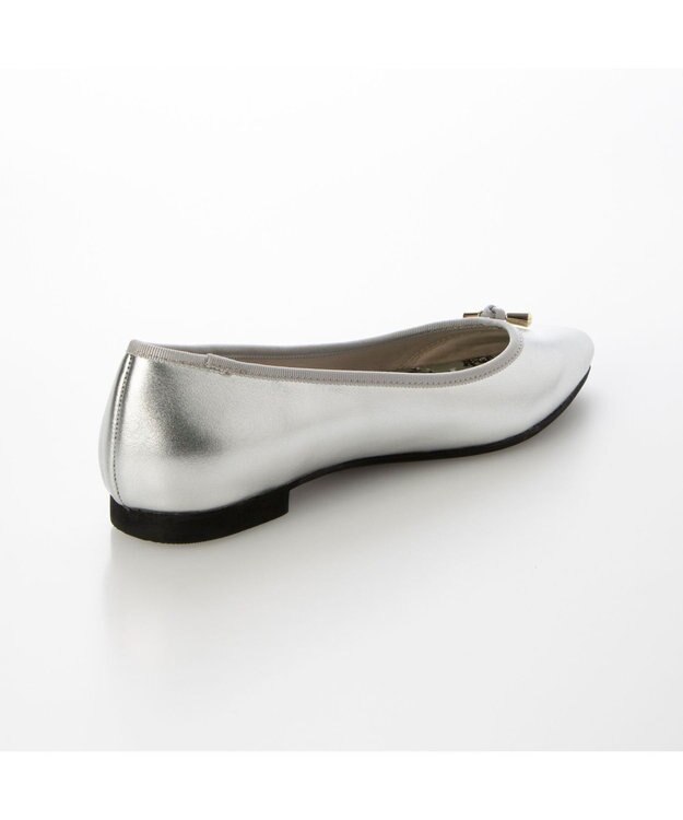 MODE ET JACOMO <carino>【レイン対応】中敷きデザインバレエシューズ シルバー