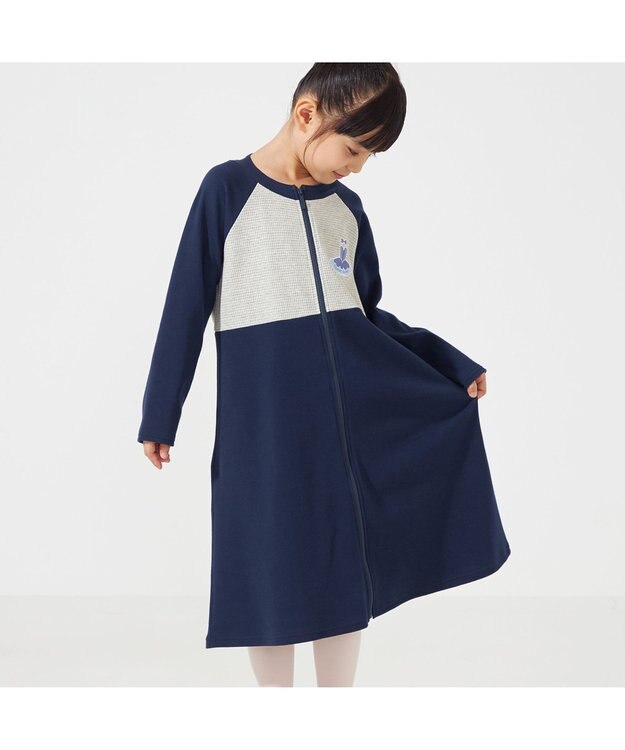 Chacott ★ジップアップワンピース ネイビー