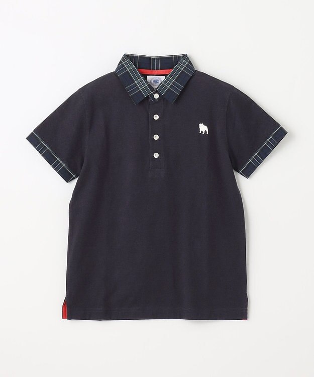 J.PRESS KIDS 【140-170cm】ブル ポロシャツ ネイビー系