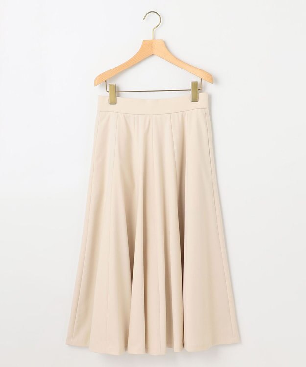 組曲 【ご好評につき追加予約 / 加藤ローサさん着用】ハンサムツイルフレア スカート アイボリー系