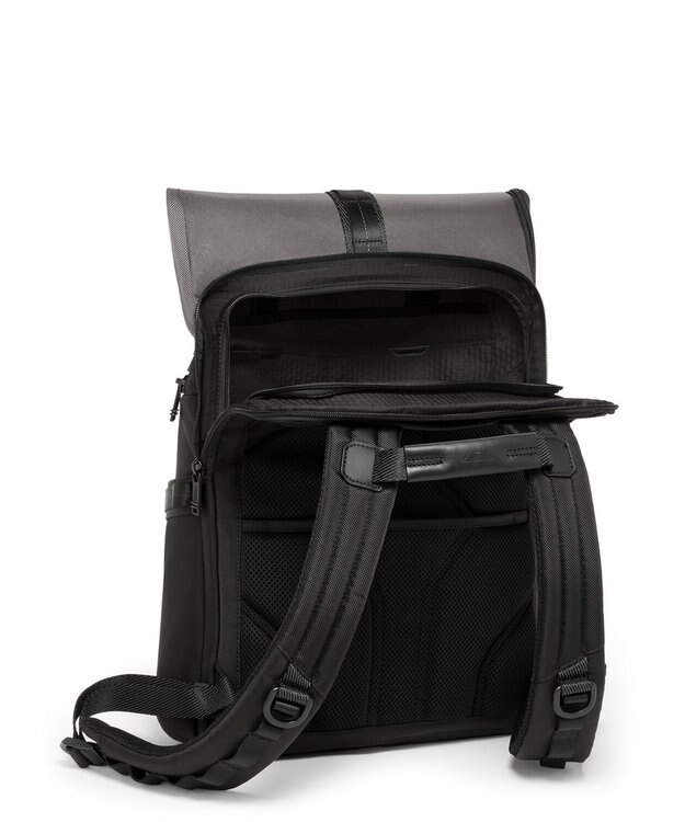 TUMI  メンズ  Alpha Bravo 「ロジスティック」バックパック CHARCOAL