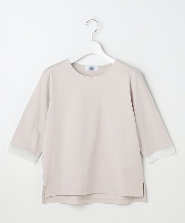 J.PRESS LADIES S スムースジャージー カットソー グレージュ系