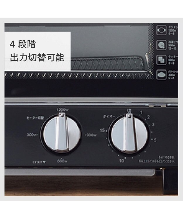 YAMATO テーブル＆キッチン 【TWINBIRD】オーブントースター  ブラック  TS-4019B ブラック