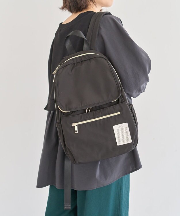 Green Parks ａｎｄｍｉｋｋａ．１０ポケット２層リュック Black