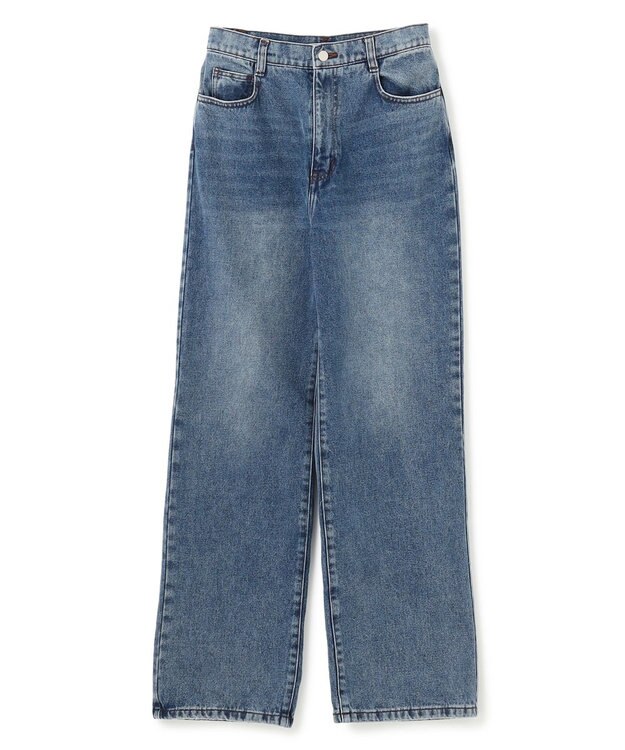 BEIGE， 【洗える】VICTOR / ワイドデニムパンツ Indigo