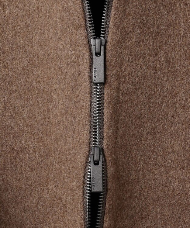 JOSEPH HOMME 【新素材】ウールキャメルリバー　ジップアップブルゾン キャメル系