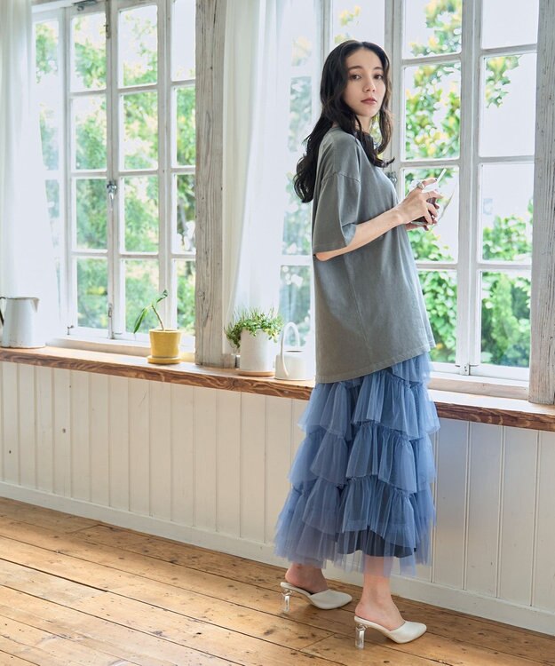 WEGO 【新色追加/ユニセックス着用アイテム/手洗い可/SMLサイズ展開】ピグメントグラフィックT（S） 柄23