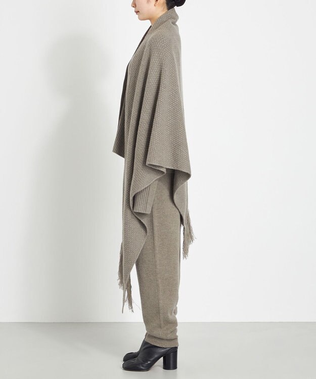 NAVE ウールカシミヤストール ライトグリーン系