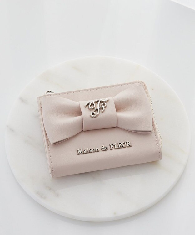 Maison de FLEUR ベルトリボンフラグメントケース Pink