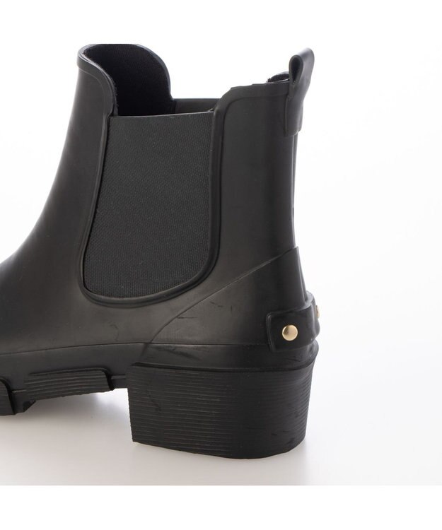 MODE ET JACOMO <carino>【レイン対応】サイドゴアレインブーツ ブラック
