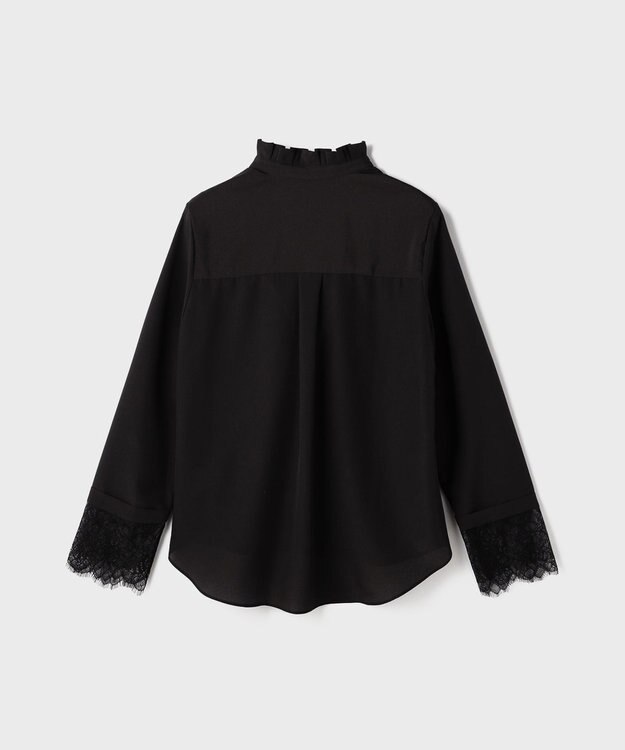 GRACE CONTINENTAL ラッフルブラウス ブラック