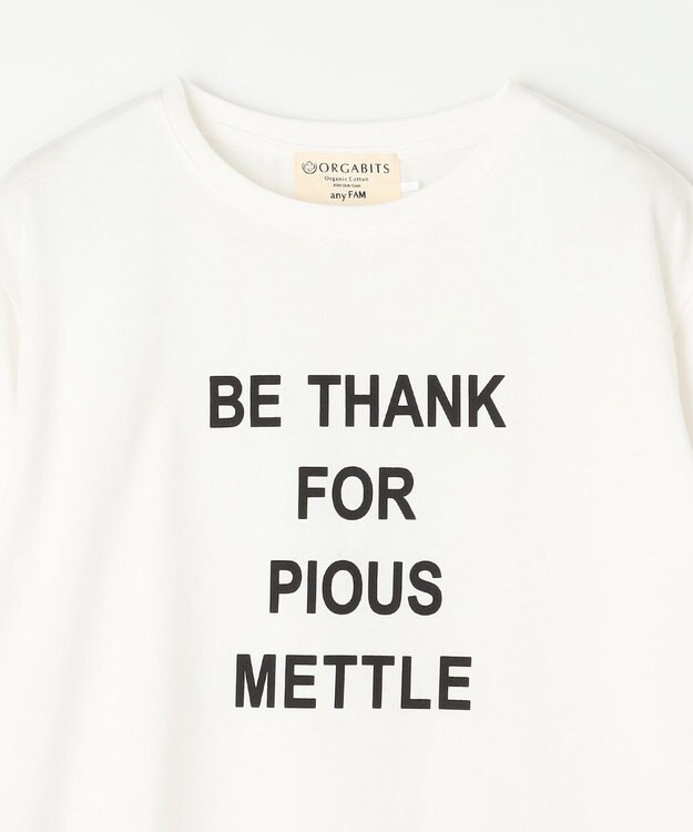 ANY L 【接触冷感/UVケア】アソートロゴ半袖Tシャツ オフ