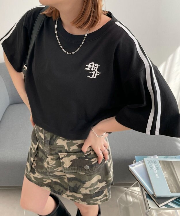 WEGO 2ラインショートT ブラック