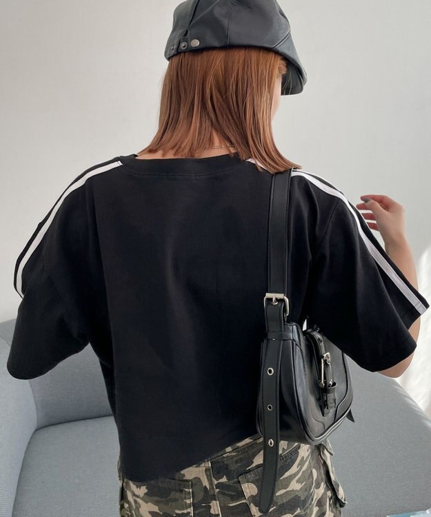 WEGO 2ラインショートT ブラック