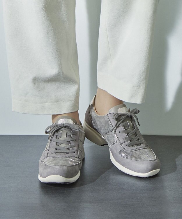 ASICS WALKING ペダラ レデイース スニーカー グレー系