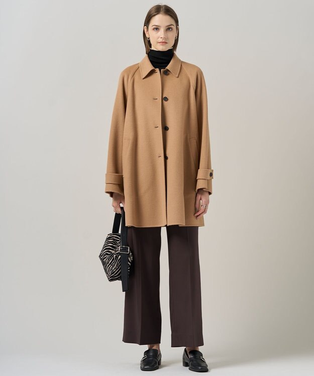ICB WoolRever  ステンカラーコート キャメル系